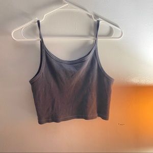 Navy Brandy Melville Cropped tank top